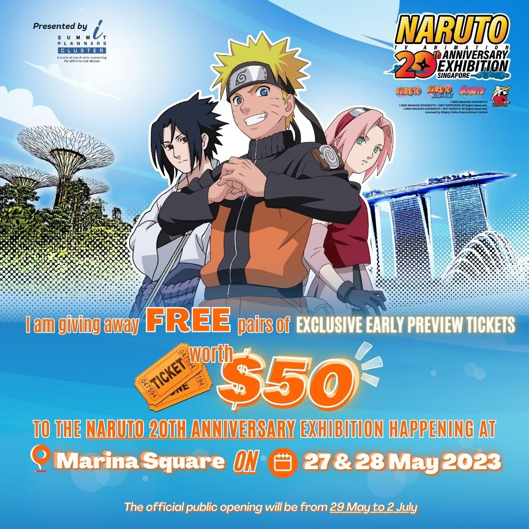 NARUTO TV Animation 20th Anniversary Exhibition Singapore [SPCFB]